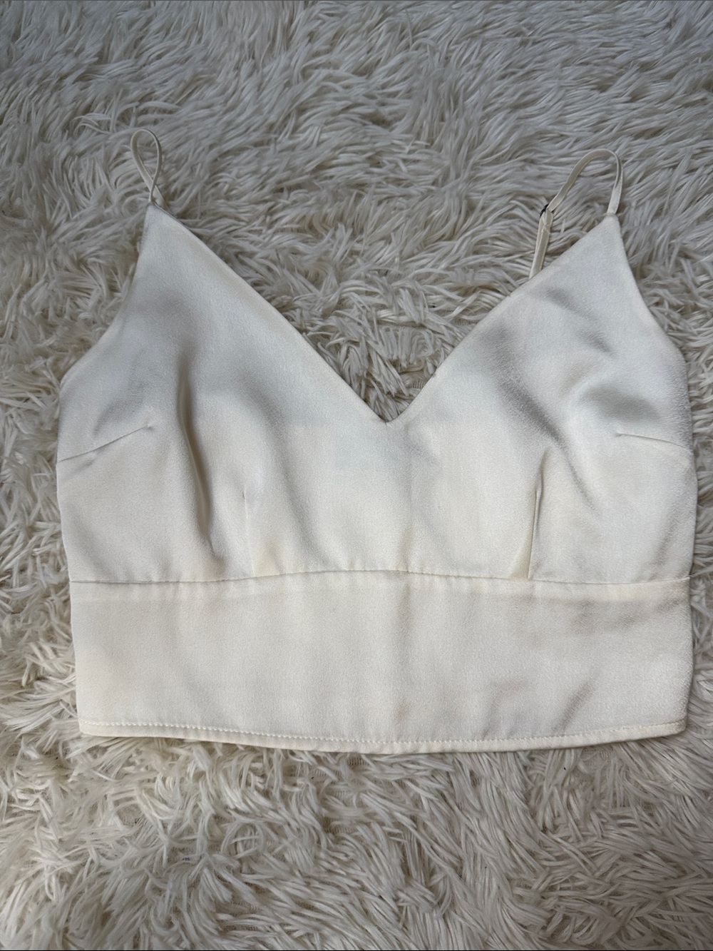 Abercrombie Silky crop tank